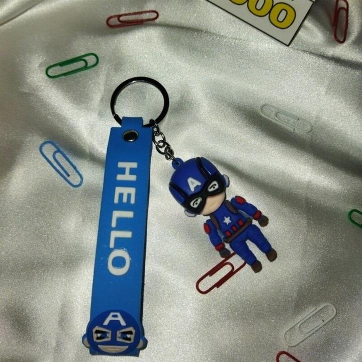 آویز و جاسوییچی سیلیکونی کاپیتان امریکا